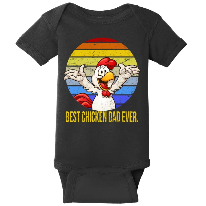 Best Chicken Dad Ever Baby Bodysuit