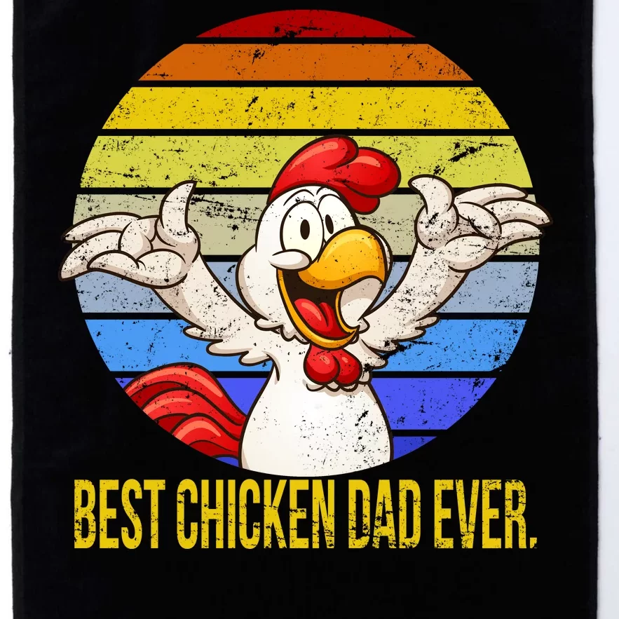 Best Chicken Dad Ever Platinum Collection Golf Towel