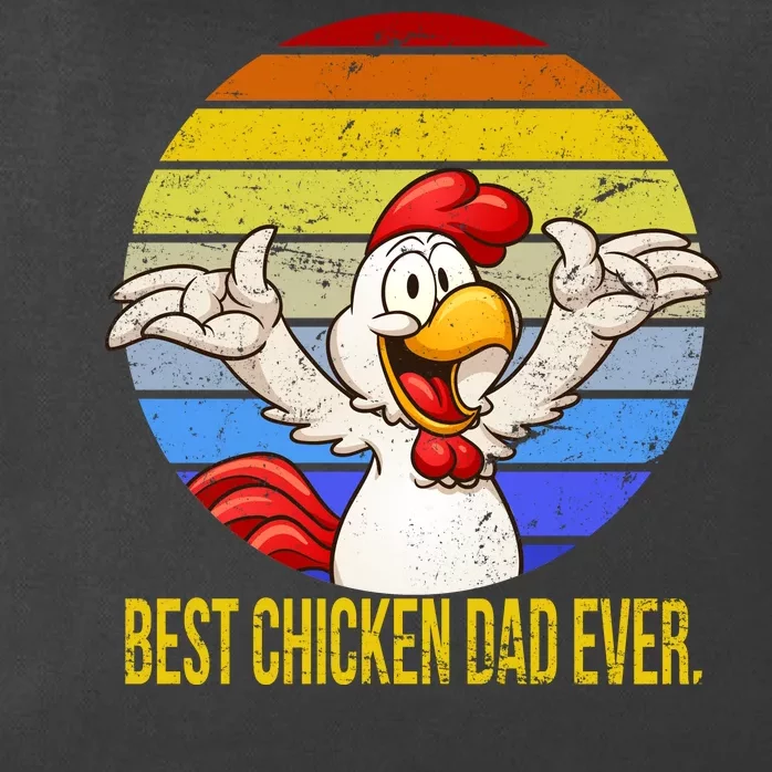 Best Chicken Dad Ever Zip Tote Bag