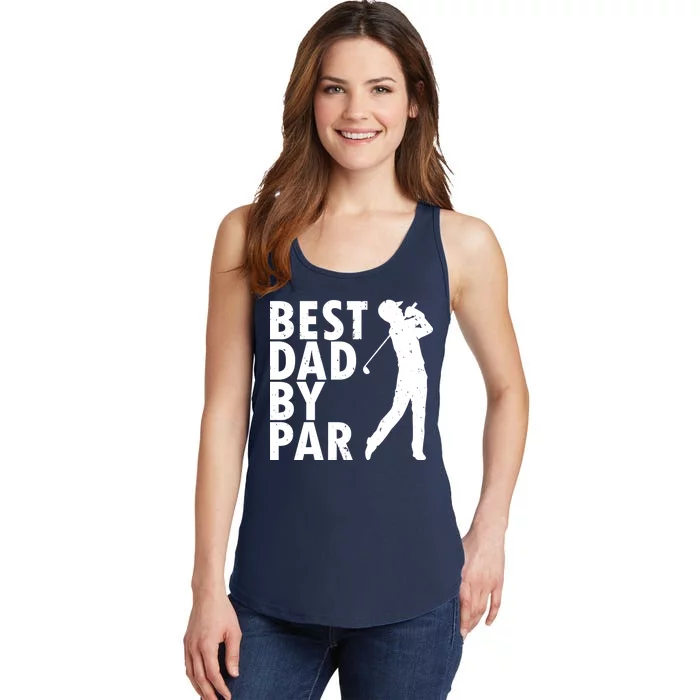 Best Dad By Par Ladies Essential Tank