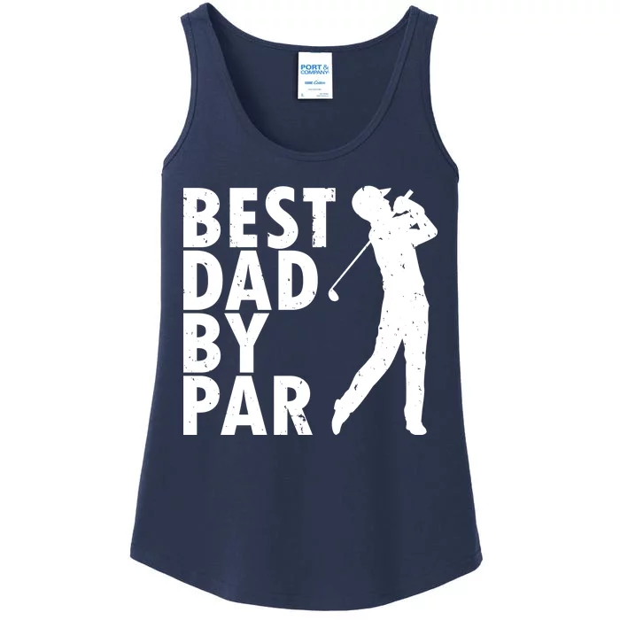 Best Dad By Par Ladies Essential Tank