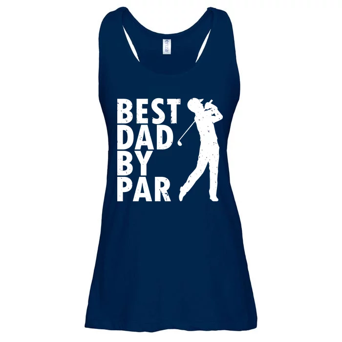 Best Dad By Par Ladies Essential Flowy Tank