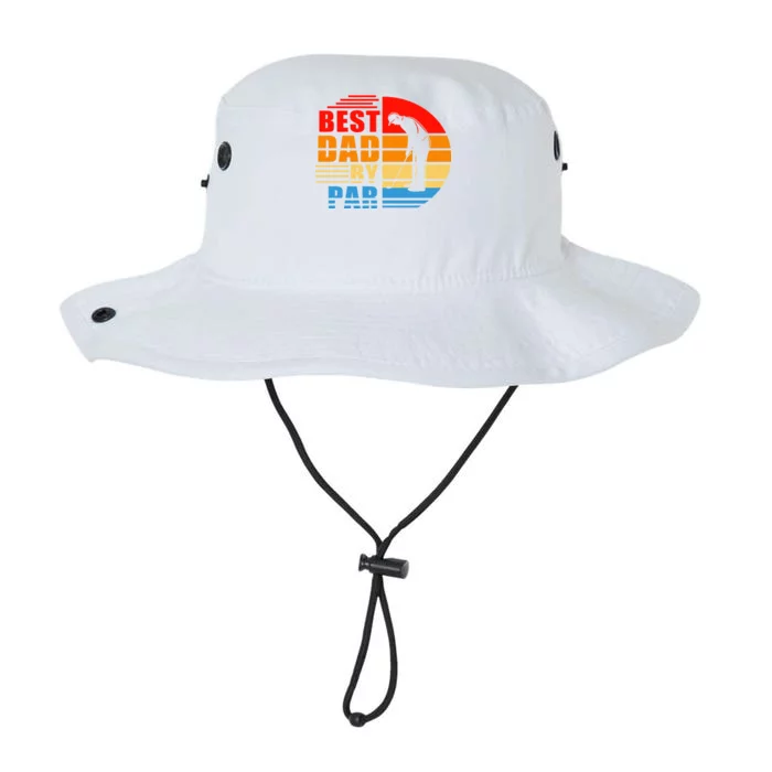 Best Dad By Par Retro Golf Sunset Legacy Cool Fit Booney Bucket Hat