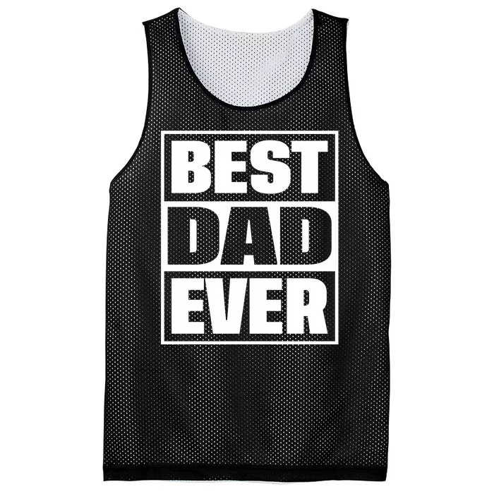 Best Dad Ever Mesh Reversible Basketball Jersey Tank