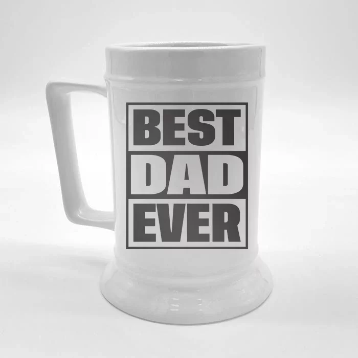 Best Dad Ever Front & Back Beer Stein