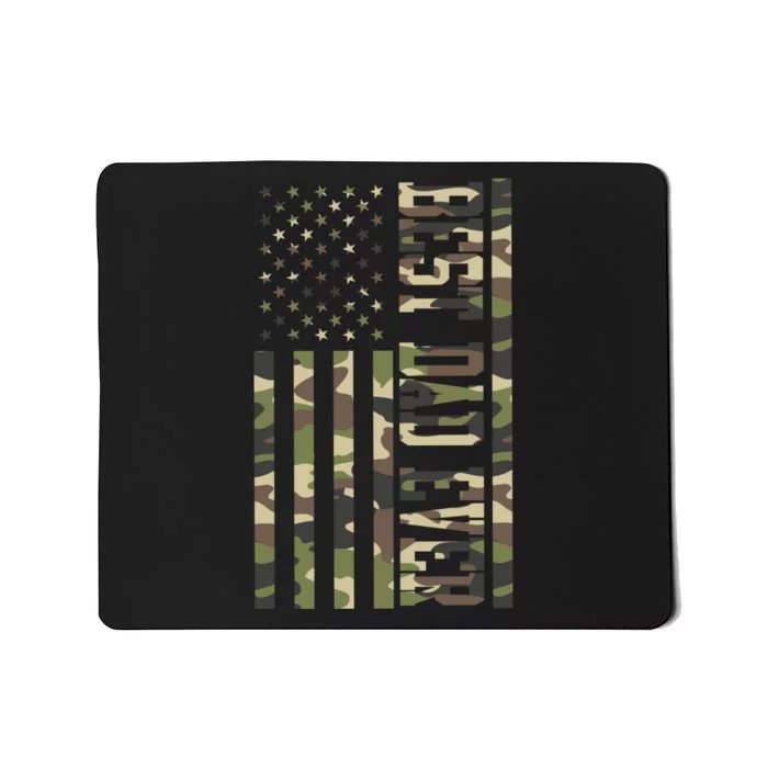 Best Dad Ever Army Flag Mousepad