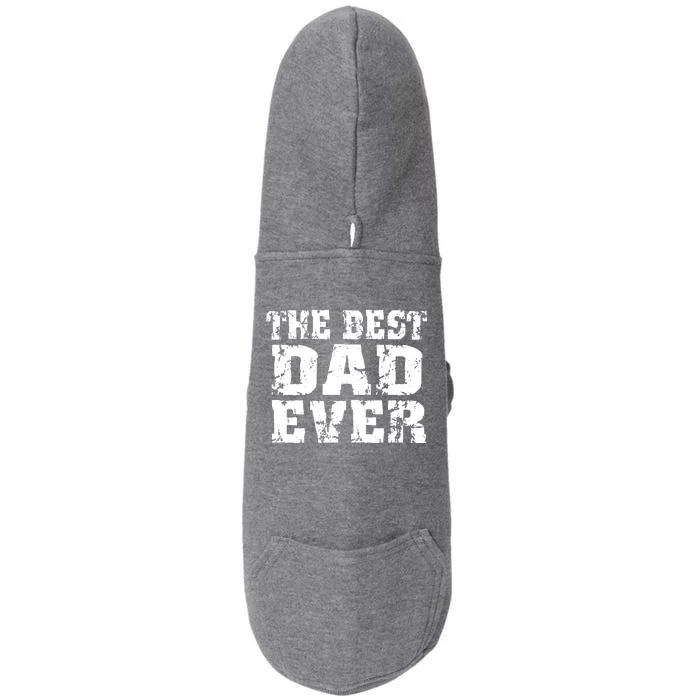 Best Dad Ever Block Logo Doggie 3-End Fleece Hoodie