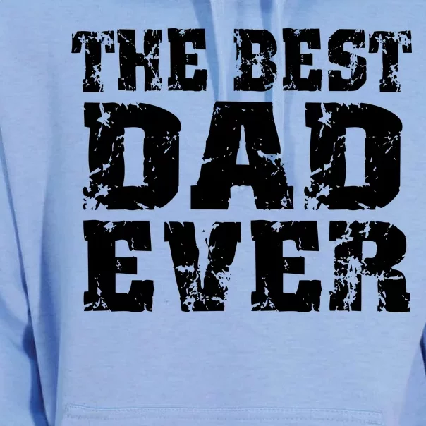 Best Dad Ever Block Logo Unisex Surf Hoodie