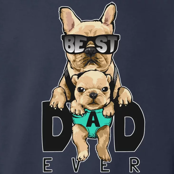 Best Dad Ever Cute Funny Dog Pug Dad Toddler Hoodie