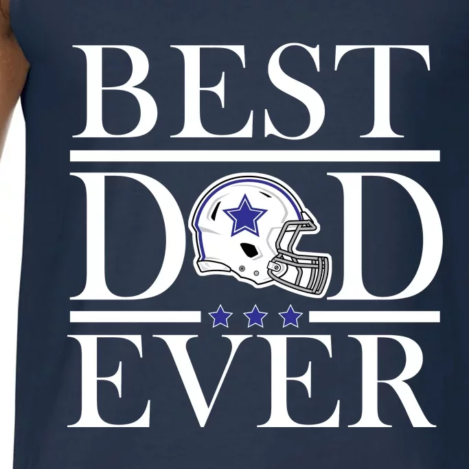 Best Dad Ever Dallas Football Comfort Colors® Tank Top