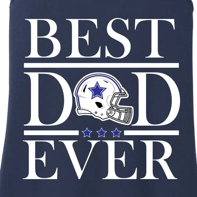 Best Dad Ever Dallas Football Ladies Essential Tank