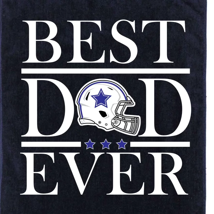 Best Dad Ever Dallas Football Platinum Collection Golf Towel