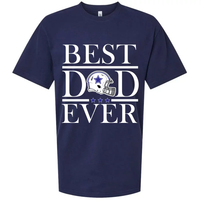 Best Dad Ever Dallas Football Sueded Cloud Jersey T-Shirt