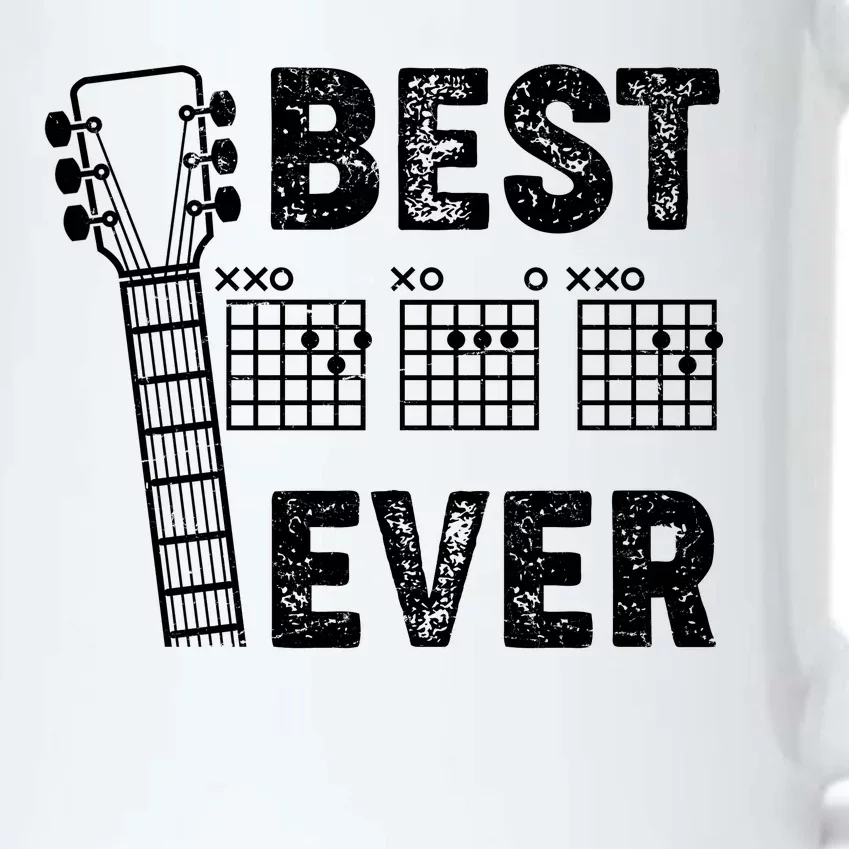 Best Dad Ever Musical Guitar Chords Black Color Changing Mug