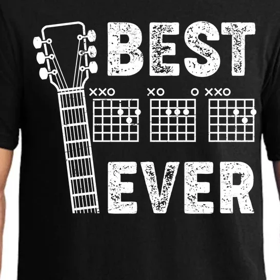 Best Dad Ever Musical Guitar Chords Pajama Set