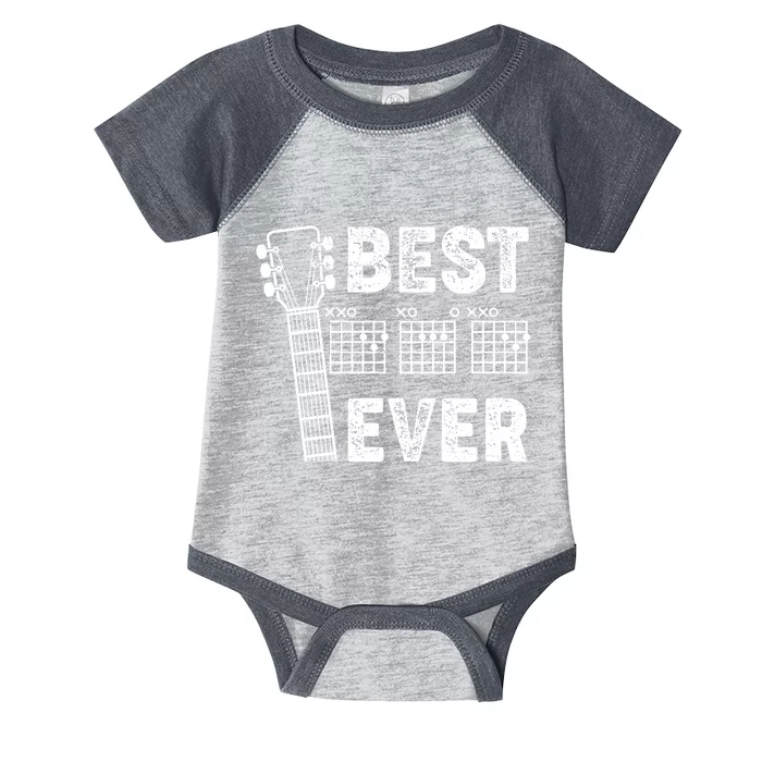 Best Dad Ever Musical Guitar Chords Infant Baby Jersey Bodysuit