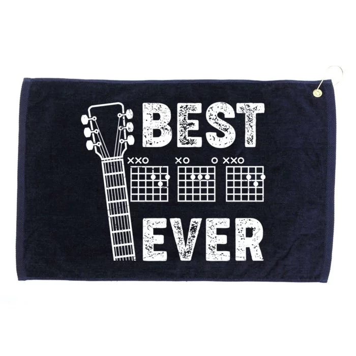 Best Dad Ever Musical Guitar Chords Grommeted Golf Towel