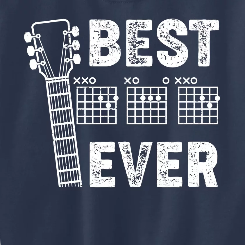 Best Dad Ever Musical Guitar Chords Kids Sweatshirt