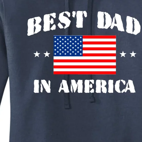 Best Dad In America & Best Papa In The World Women's Pullover Hoodie