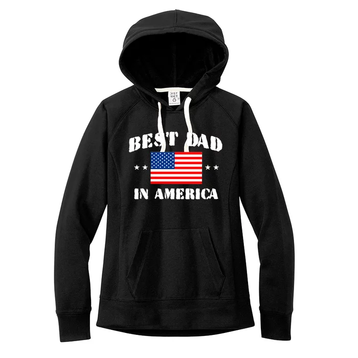 Best Dad In America Women's Fleece Hoodie