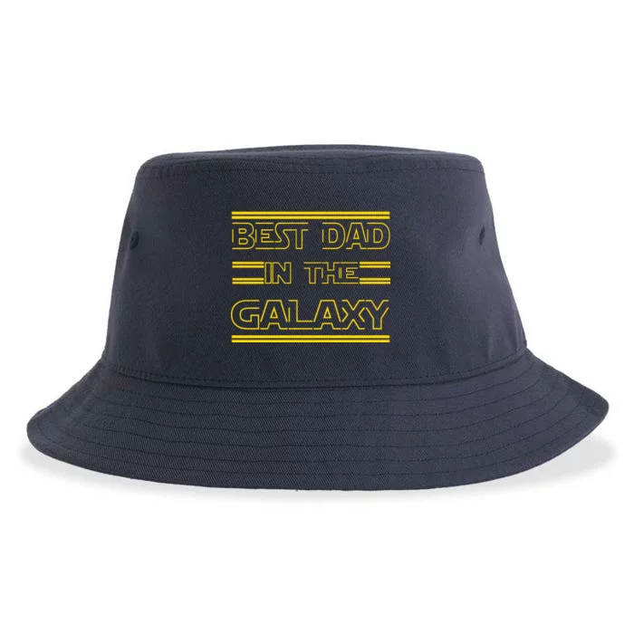 Best Dad In The Galaxy Sustainable Bucket Hat