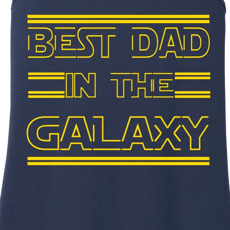 Best Dad In The Galaxy Ladies Essential Tank