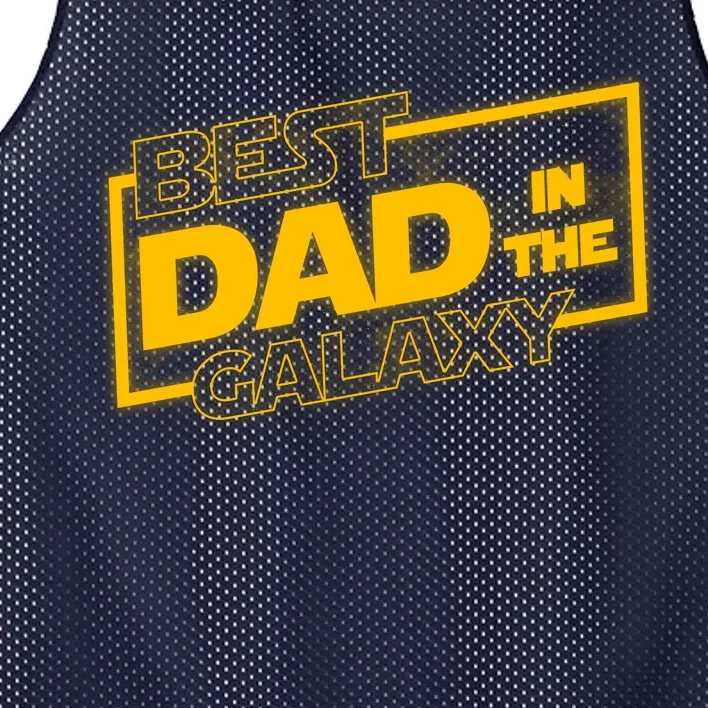 Best Dad In The Galaxy Movie Parody Logo Mesh Reversible Basketball Jersey Tank