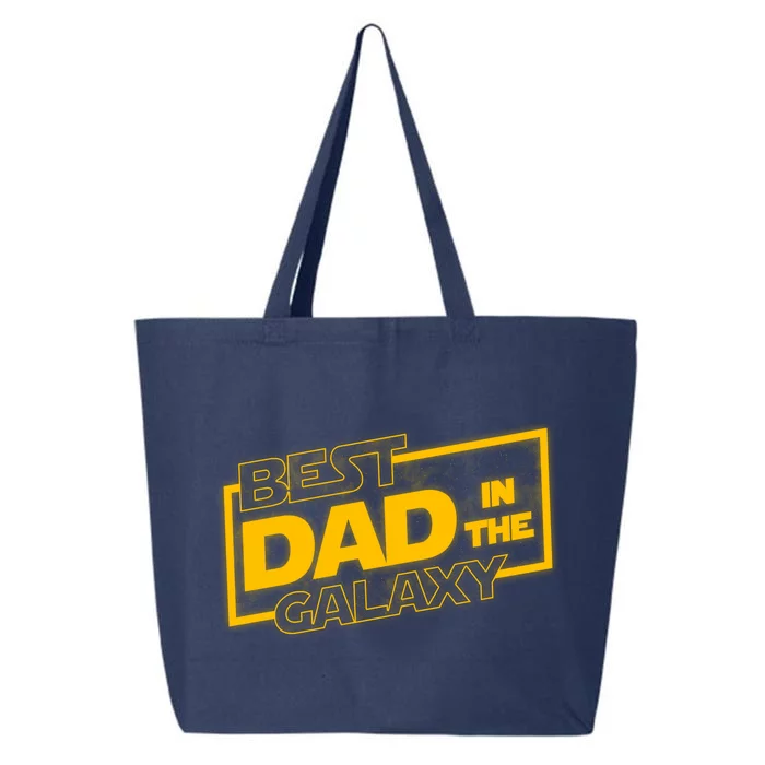 Best Dad In The Galaxy Movie Parody Logo 25L Jumbo Tote