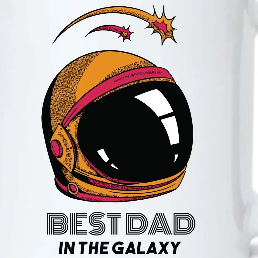 Best Dad In The Galaxy Space Helmet Black Color Changing Mug