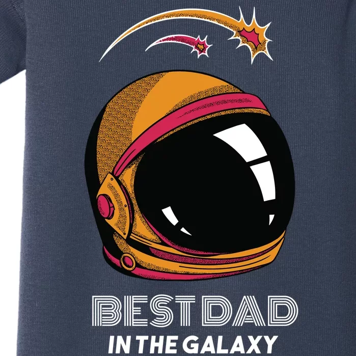 Best Dad In The Galaxy Space Helmet Baby Bodysuit