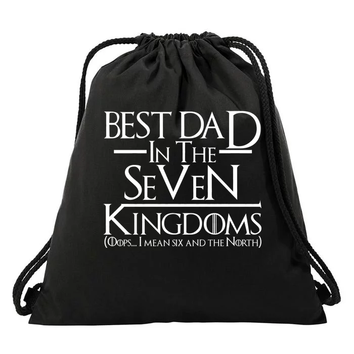 Best Dad In The Seven Kingdoms Drawstring Bag