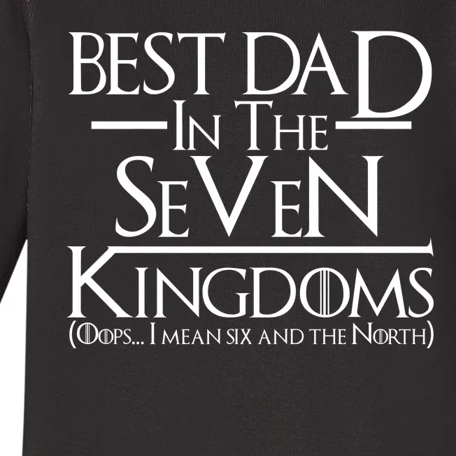 Best Dad In The Seven Kingdoms Baby Long Sleeve Bodysuit