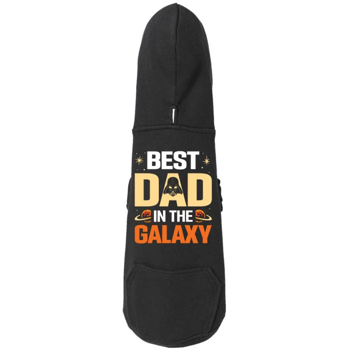 Best Dad In The Universe Fathers Day Spoof Doggie 3-End Fleece Hoodie