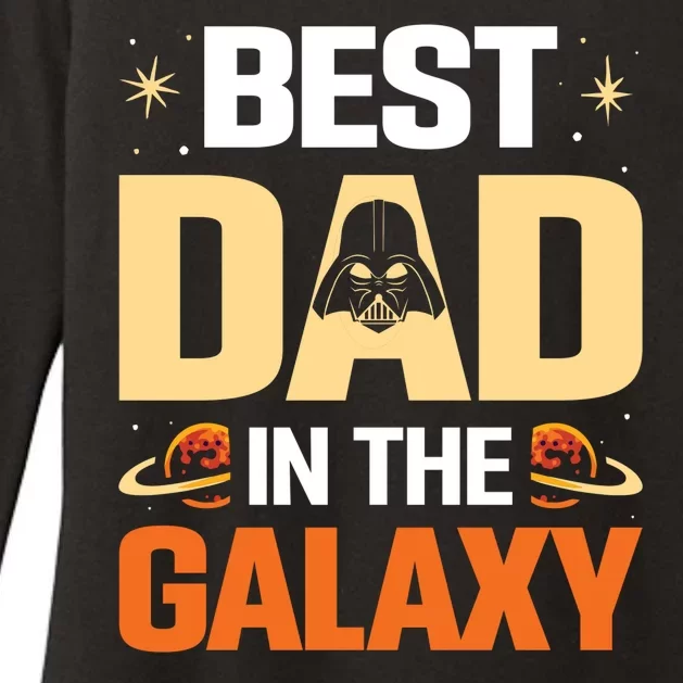 Best Dad In The Universe Fathers Day Spoof Womens CVC Long Sleeve Shirt