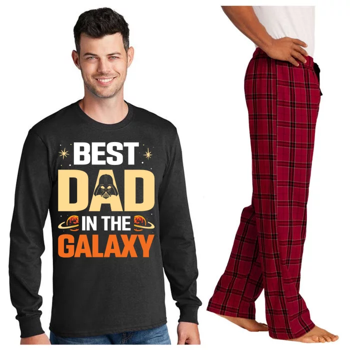 Best Dad In The Universe Fathers Day Spoof Long Sleeve Pajama Set