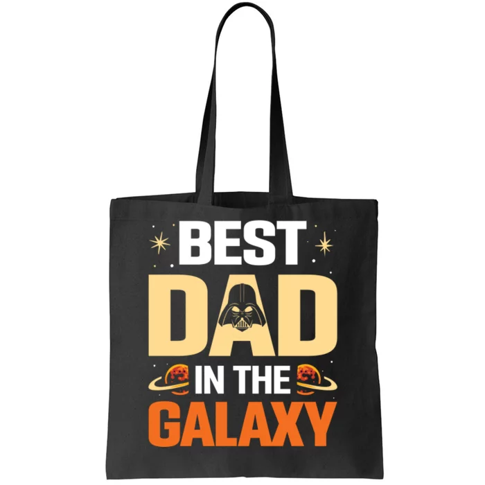 Best Dad In The Universe Fathers Day Spoof Tote Bag