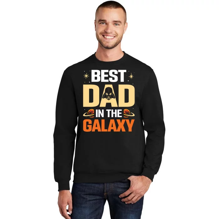 Best Dad In The Universe Fathers Day Spoof Tall Sweatshirt