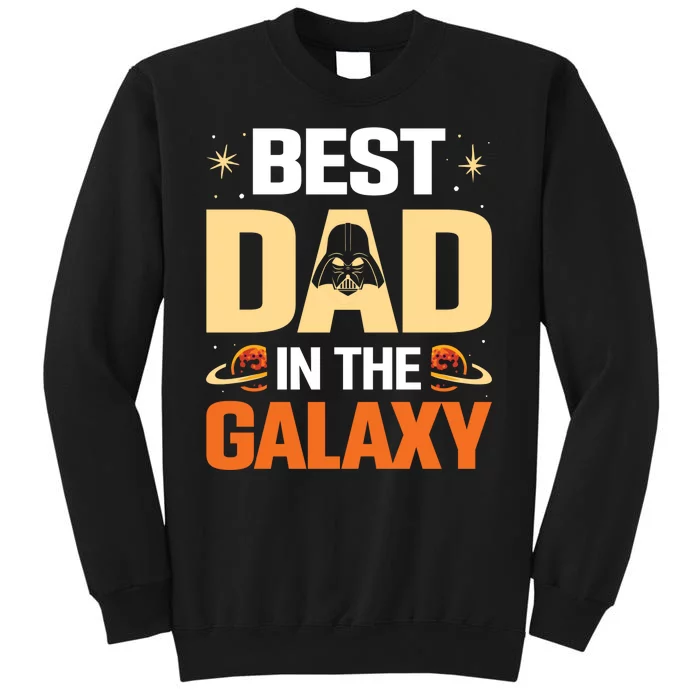 Best Dad In The Universe Fathers Day Spoof Tall Sweatshirt