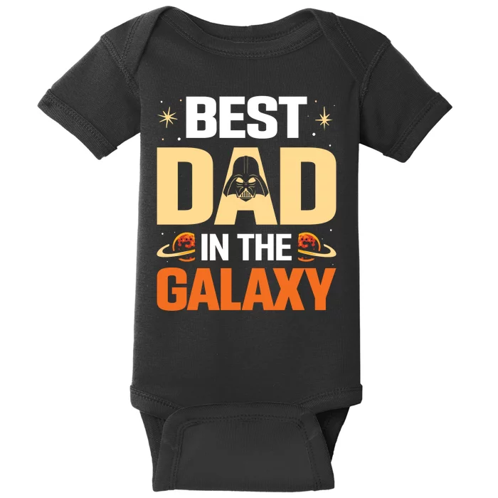 Best Dad In The Universe Fathers Day Spoof Baby Bodysuit