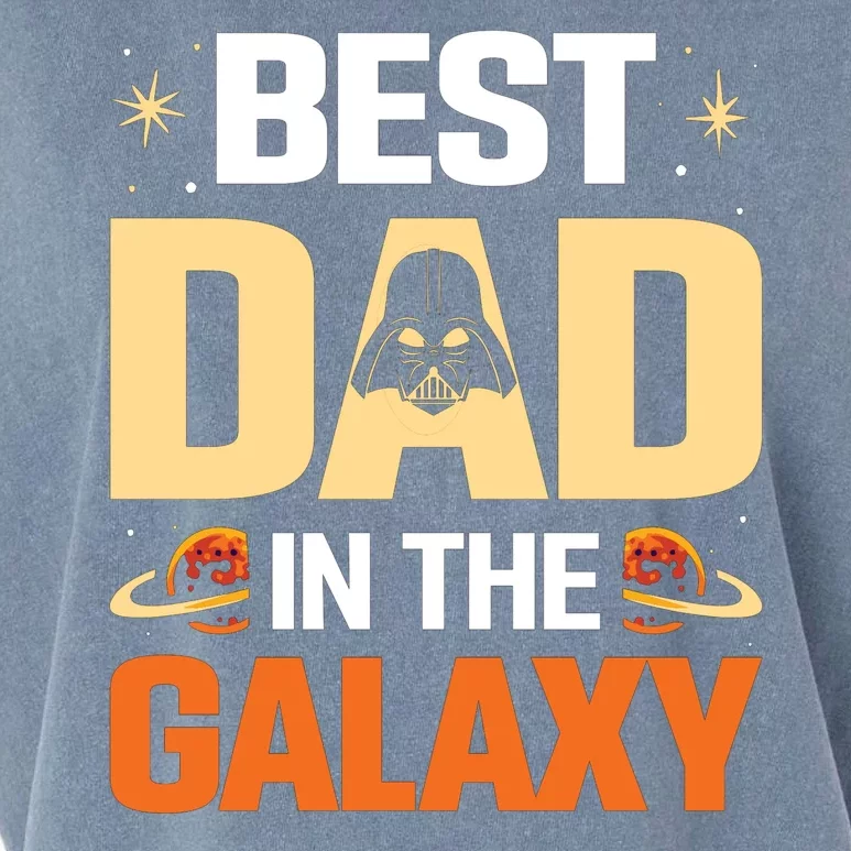 Best Dad In The Universe Fathers Day Spoof Garment-Dyed Women's Muscle Tee