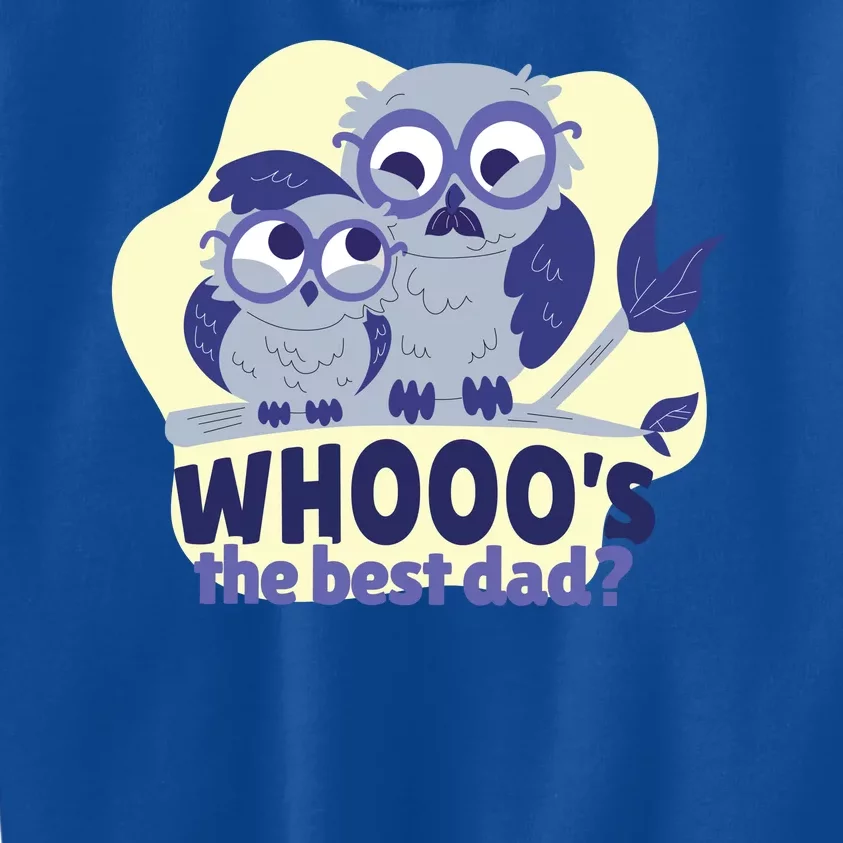 Best Dad Owl Kids Sweatshirt