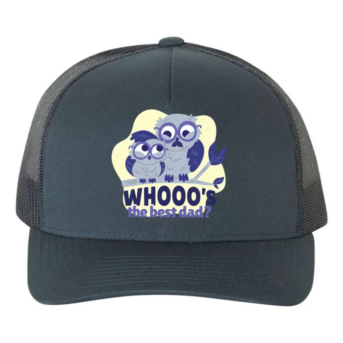 Best Dad Owl Yupoong Adult 5-Panel Trucker Hat