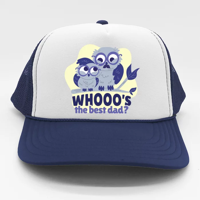 Best Dad Owl Trucker Hat