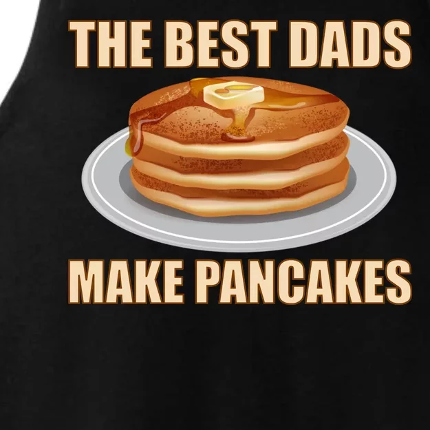 Best Dads Make Pancakes Ladies Tri-Blend Wicking Tank