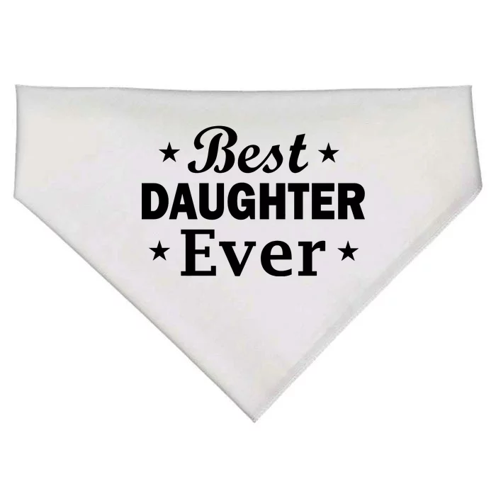 Best Daughter Ever USA-Made Doggie Bandana