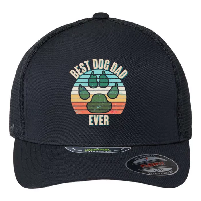 Best Dog Dad Ever Flexfit Unipanel Trucker Cap