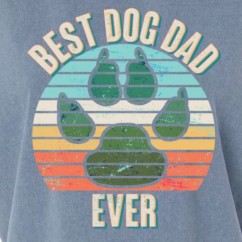 Best Dog Dad Ever Garment-Dyed Women's Muscle Tee