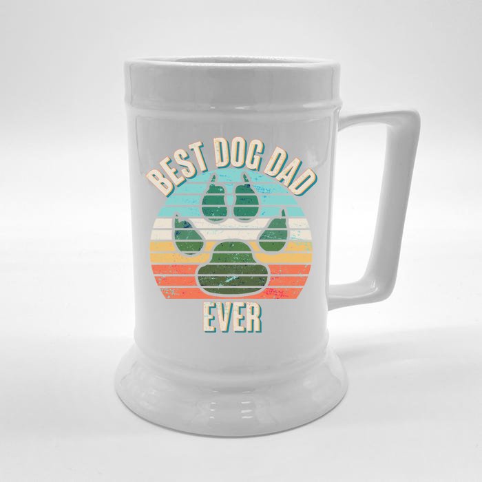 Best Dog Dad Ever Front & Back Beer Stein