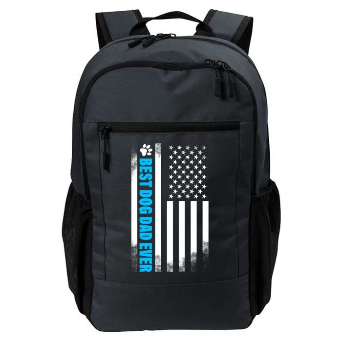 Best Dog Dad Ever American Flag Daily Commute Backpack