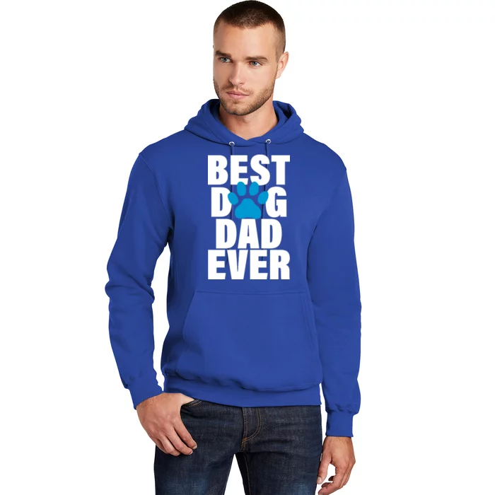 Best Dog Dad Ever Paw Hoodie